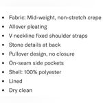 Jonathan Simkhai draped pleated dress Black Size 4 Photo 3