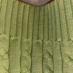 Ralph Lauren LAUREN  LIGHT GREEN CABLE KNIT PULLOVER PINK LOGO ON LEFT SIDE L/S Photo 5