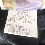 Vintage California Dynasty Black Paisley Burnout Velvet Strappy Nightie Sz Large Photo 6