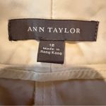 Ann Taylor Wide Leg Dress Pants Women’s Size 12 Ivory Mid Rise Work Trousers Photo 2