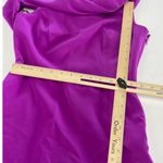 Sachin + Babi ‎ Dress Womens 2 Purple Davis Gown Crepe Asymmetrical Off Shoulder Photo 10