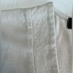 fab'rik Cottagecore  Cream Linen Blend Belted Side Split Beachy Lagenlook Dress Photo 8