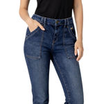 Joie  Womens Jeans Size 28 Dark Wash Cargo Ankle Zip Utility Moto Street Chic Y2K Photo 0