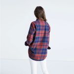 Madewell  Flannel Oversized Ex-Boyfriend Shirt in Lewis Plaid Photo 1