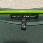 White House | Black Market Sage Green Mini T-Shirt Dress Size Medium Photo 4