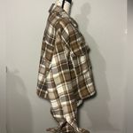 HYFVE small Thick Flannel Jacket/ Shacket: Brown, Tan Photo 1