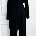 Indah  Black Long Sleeve Jumpsuit Photo 0