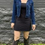 Liverpool  Dark Wash Cropped Denim Jacket Size XS Photo 1