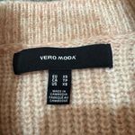 VERO MODA  Kylie Button Blocked Striped Cardigan Sweater Rust/Orange Women XS Photo 2