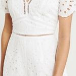 Abercrombie & Fitch White Eyelet Romper Photo 0