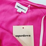 superdown Crystal Mini Dress in Hot Pink Small Photo 8