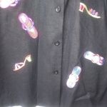 Citi Dress 20W Linen Sandals Shoe Fashion Top Plus in Black Pink Photo 1