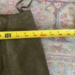 DKNY Beautiful dark green suede jeans Photo 2