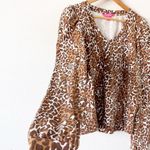 Lilly Pulitzer Jansen V-Neckline Sweatshirt in Chocolate My Favorite Spot Photo 3