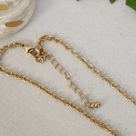 Statement Green and Gold Floral Necklace and Earrings Set Photo 5