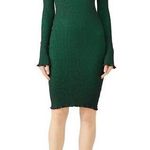 Scotch & Soda  Rib Knitted Dress in Green Small Womens Bodycon Photo 0