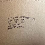 joe's jeans  Honor Open Toe Mule Leather Heels Metallic Rose Gold Women’s 7.5 Photo 9