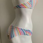 Victoria's Secret Victoria’s Secret 32C small bandeau rainbow striped bikini Photo 3