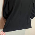 Maurice's  Women’s Black Blazer Open Front Zipper Pockets 3/4 Sleeves Size Large Photo 10