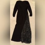 Dress the Population New Winnie Sequin V-Neck
Long Sleeve Godet Sheath Gown sz S Photo 4