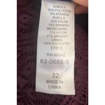 Swimsuits For All Wine Crochet Side Slit V Photo 11