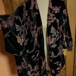 Entro Urban Outfitters Floral Velvety Kimono Photo 4