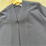 Vince  Women’s Rib Placket Wool Cashmere Open Front Cardigan Sweater in Navy L Photo 14