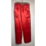 J.Crew  Drapey Tie Cargo Pants in Rusty Brick Sz. 4 Photo 2