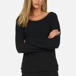 Michael Lauren  Pullover Tee Black Size Medium NWOT Photo 0