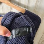 Eileen Fisher  Navy Blue Short Sleeve Knit Top Linen Blend Womens Small Photo 4