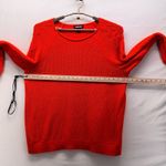 Lands' End  Cable Knit Sweater Orange 2X Photo 12