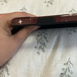 Burga Maroon and cream IPhone 14 Plus phone case Photo 2