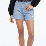 Sanctuary BLUE LIGHT WASH DENIM HIGH RISE SHORTS 28 Photo 0