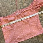 Privacy Please  by Revolve Girly Heart Jacquard Coquette Puff Sleeve Crop Top Photo 3