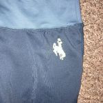 Russell Athletic Wyoming Cowboys Leggings Womens Medium 7/9 Russell Black with Gray Waistband Photo 1