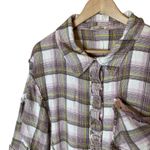 Free People  Fallin for Flannel Sleep Shirt Top Photo 1