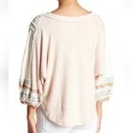 Free People NWOT  Bubble Top embroidered Pink Photo 2