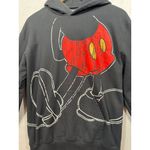 Disney Parks Hoodie Mickey Mouse Graphic Print Ears Hood Sweatshirt Adult Medium Photo 1