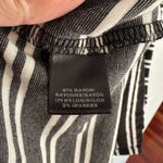 Ann Taylor  Tall Black Stripe Midi Dress Preppy Yacht Nautical Country Club XST Photo 5