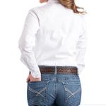 Cinch  Women's Crisp White Blouse Photo 3