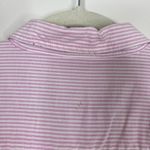 Bugle Boy Vintage Women's Pink & White Striped Button Down Preppy Academia Shirt Photo 8