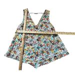 a.n.a Women Shirt Size XSmall Multicolor Floral Print Lightweight Flowy Sleeveless Photo 2