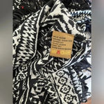 Cinco Ranch Womens Black/White Long Sleeve Tassel Dress Size Large Black Photo 7