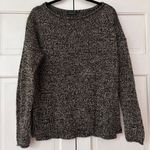 Ralph Lauren Vintage Lauren Jeans Co  Marled Bateau Black Tan Sweater Size Medium Photo 0