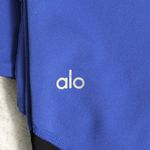 Alo Yoga  Sheila Leggings Blue Grey Black Block Mesh Geometric Athletic M (est) Photo 6