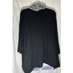 Rebecca Malone  Black Open Front Cardigan Blouse , Size 2XL Photo 1