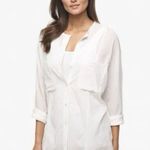 James Perse James Peres Button-Up Oversized Cotton Silk Blend Shirt Photo 0