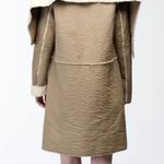 Armani Jeans Faux Shearling Jacket Coat 2 Tan Photo 5