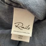 Rails  Blue Chambray Rachel Shirt Dress Lace Up Mini Tencel Preppy Nautical Photo 6