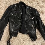 Brand New Leather Jacket Black Photo 0